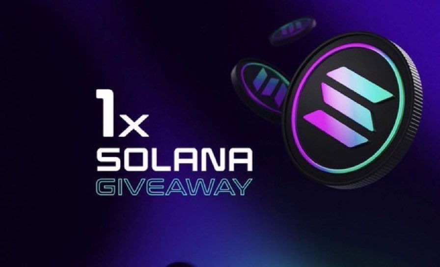 🎁 BIG SOL #GIVEAWAY! 🎁 

Prize:
🏆 1 $SOL -  $40 

To Enter:
1️⃣ Follow me
2️⃣ RT+❤+🔔
3️⃣ Tag 3 Friends 

⏰24 Hrs 

#SolGiveaway #NFT #Solana #Bigwin #Giveaway