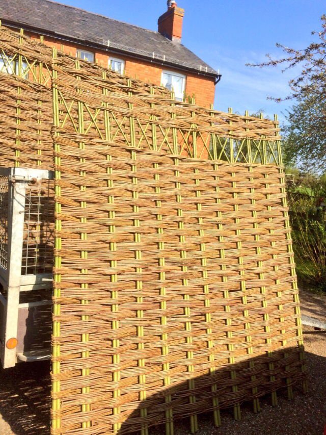 Just delivered 24 <a href="/handmadebritain/">Handmade in Britain</a> fence panels to <a href="/tonybird100/">tony bird</a> one of our long-standing customers.Standard panels 3-6’tall from £48-96.00 + <a href="/OnlyBespokeUK/">Only Bespoke</a> options all certified  ‘UK5 Org’by <a href="/SoilAssociation/">Soil Association</a> #gardening woven in our workshop <a href="/MiltonKeynes_MK/">Milton Keynes City</a> Village