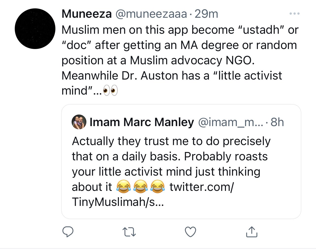 Imam Marc Manley on Twitter "Having a PhD is one thing; legitimate