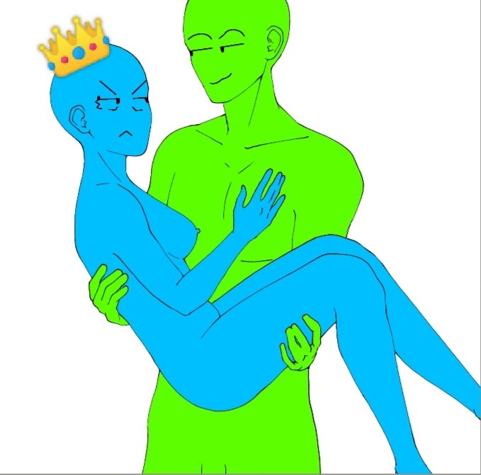 Blue surprise-hugs Green! (no ship lol) : r/RainbowFriends