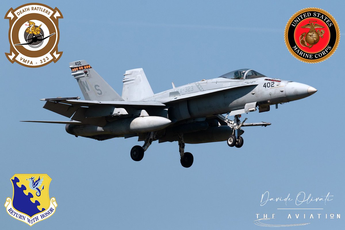 Daol67's tweet photo. I Death Rattlers del VMFA-323 ad Aviano https://t.co/IxItXipWdC https://t.co/byorImTUBI