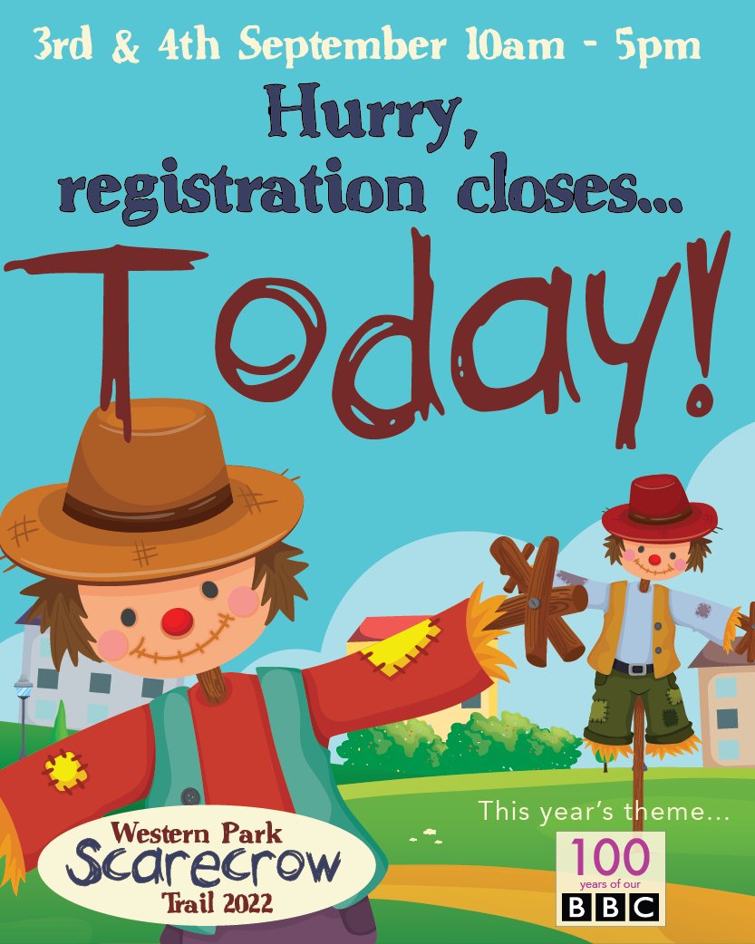 If you want to enter a scarecrow in this year's trail and you've not done it yet, you had better get your skates on! Register here: wwce.org.uk