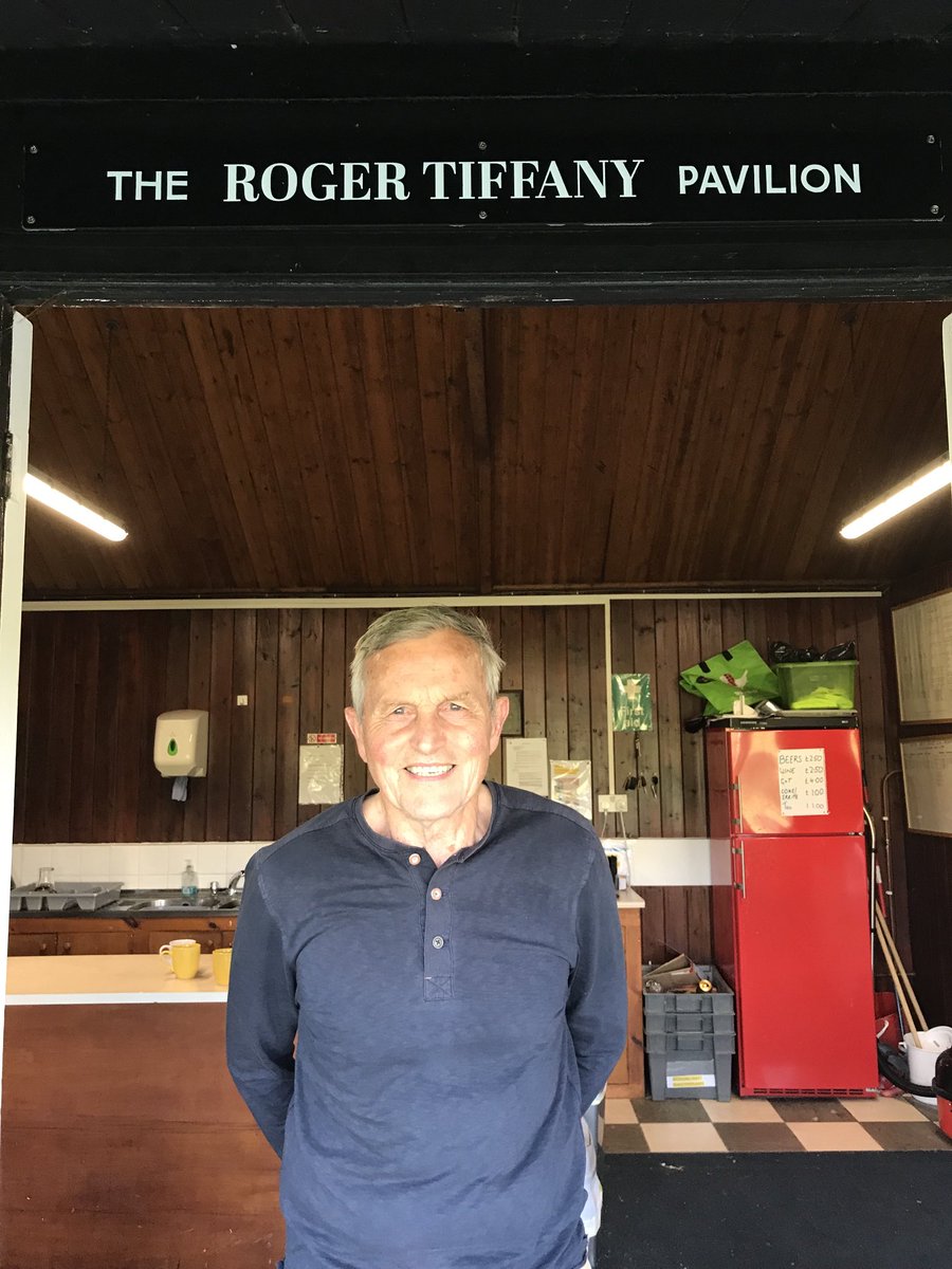 In gratitude for 60 years’ dedication to ⁦<a href="/boltonabbeycc/">Bolton Abbey CC</a>⁩ as player, groundsman, secretary and friend to us all, we are delighted to name the pavilion after Roger Tiffany, who continues to give so much to this club. ⁦<a href="/Nidderdale1894/">Theakston Nidderdale Amateur Cricket League</a>⁩ ⁦<a href="/GeoffreyBoycott/">Sir Geoffrey Boycott</a>⁩ ⁦
