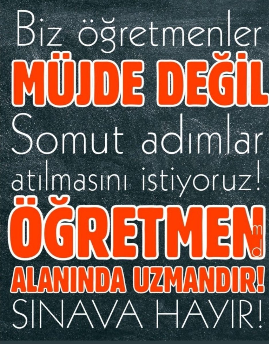 MehmetA41579597's tweet photo. Sınav iptal #CumhurbaşkanıÖğretmeniyle https://t.co/YDR0VhHHkS