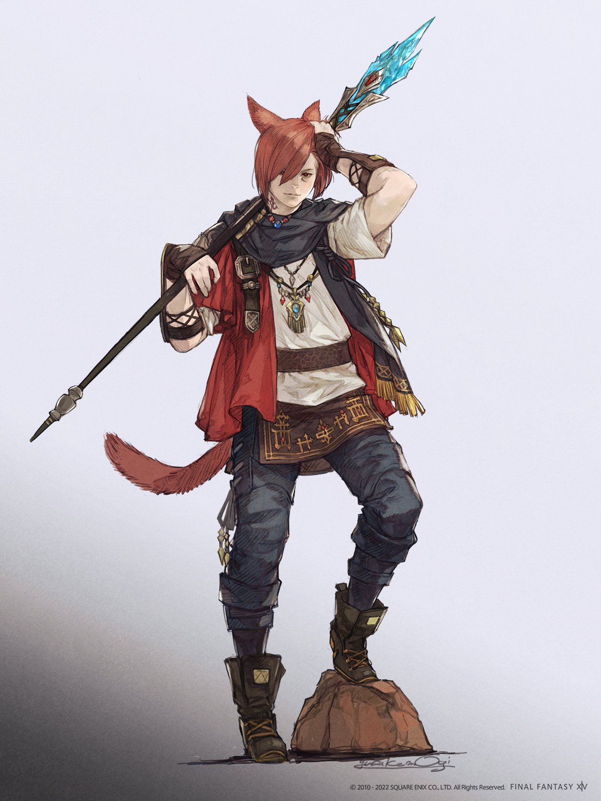 その他 G'raha Tia FINAL FANTASY FESTIVAL 2024 G'raha Tia, Scion Reborn FOIL - MTG Final Fantasy 003 NM