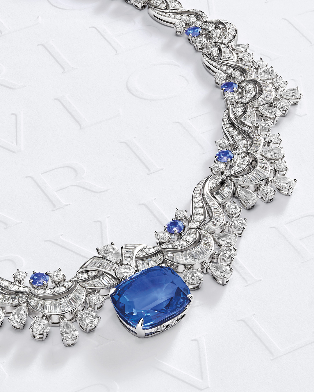 Bulgari on X: The Ocean Wave High Jewelry necklace features an