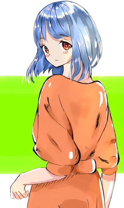 ラフだけど、3年前の絵(2枚目)を少しだけ直してみた#イラスト 