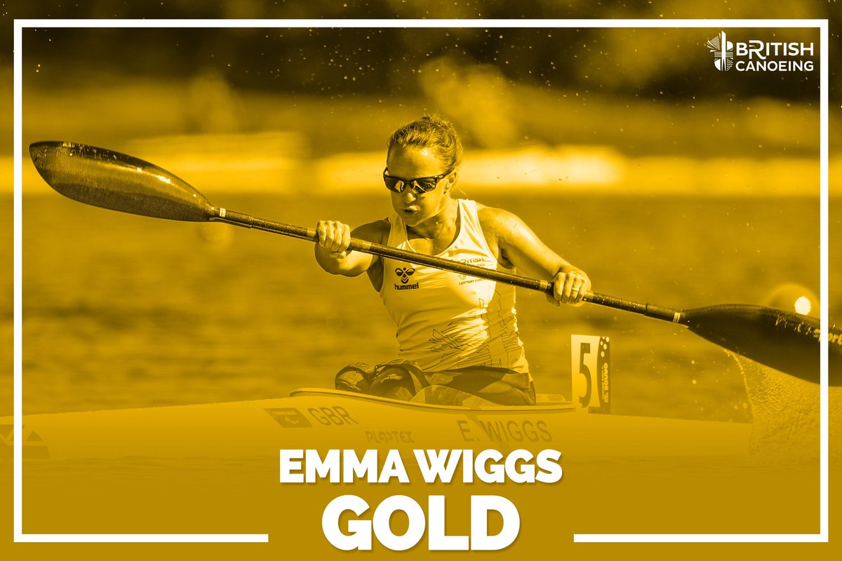 It’s GOLD for <a href="/emwiggsy/">Emma Wiggs MBE</a> !! 🥇

Emma wins the women’s KL2 final to make it two European titles here in Munich! 💪