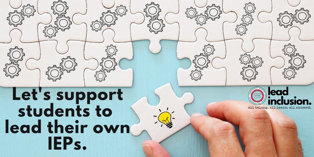leeannjung's tweet photo. So many times we make guesses at what is going to work for a student when planning the IEP. Involve the student and ask them. Let them drive the IEP. #LeadInclusion. #SpedChat https://t.co/4YpmNgSAf2