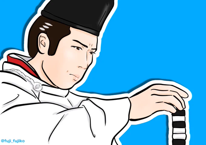 #鎌倉殿の13人【第32回】ローリングコインタワーの特訓をする後鳥羽上皇。#殿絵 #鎌倉絵#尾上松也 