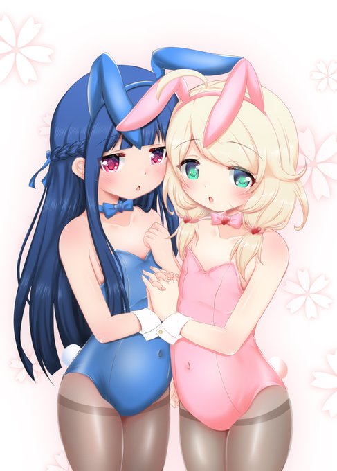 こずえ「いらっしゃーい……♪」
雪美「いらっしゃい…ませ…///」
#佐城雪美 #遊佐こずえ #バニーの日 