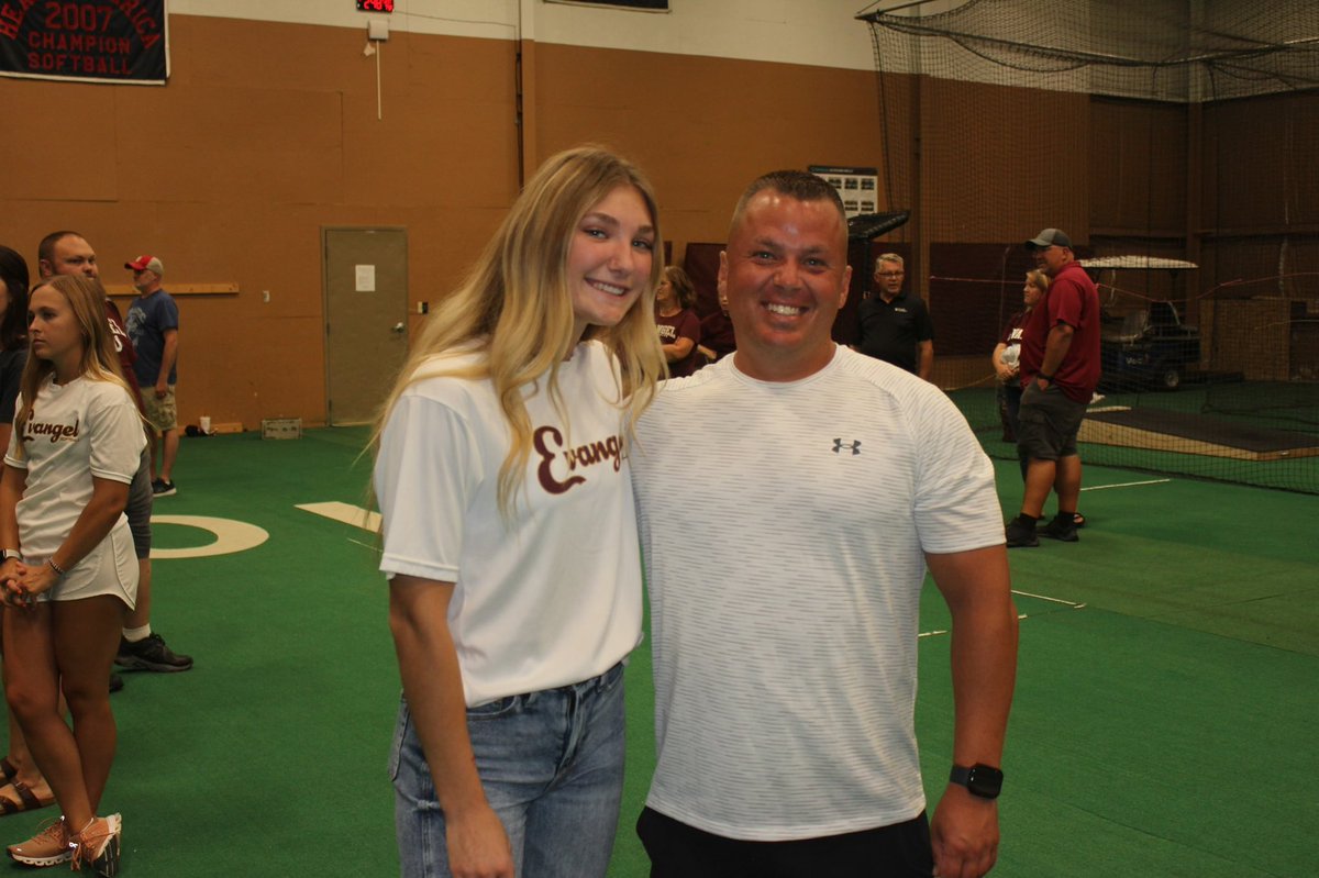 I had the privilege of being able to watch one of my former athletes in 2022 <a href="/Hillcrest_SPS/">Hillcrest High School</a> graduate Sarah Wilkinson sign to play softball with Evangel yesterday. Congratulations Sarah, big things are in store for you.