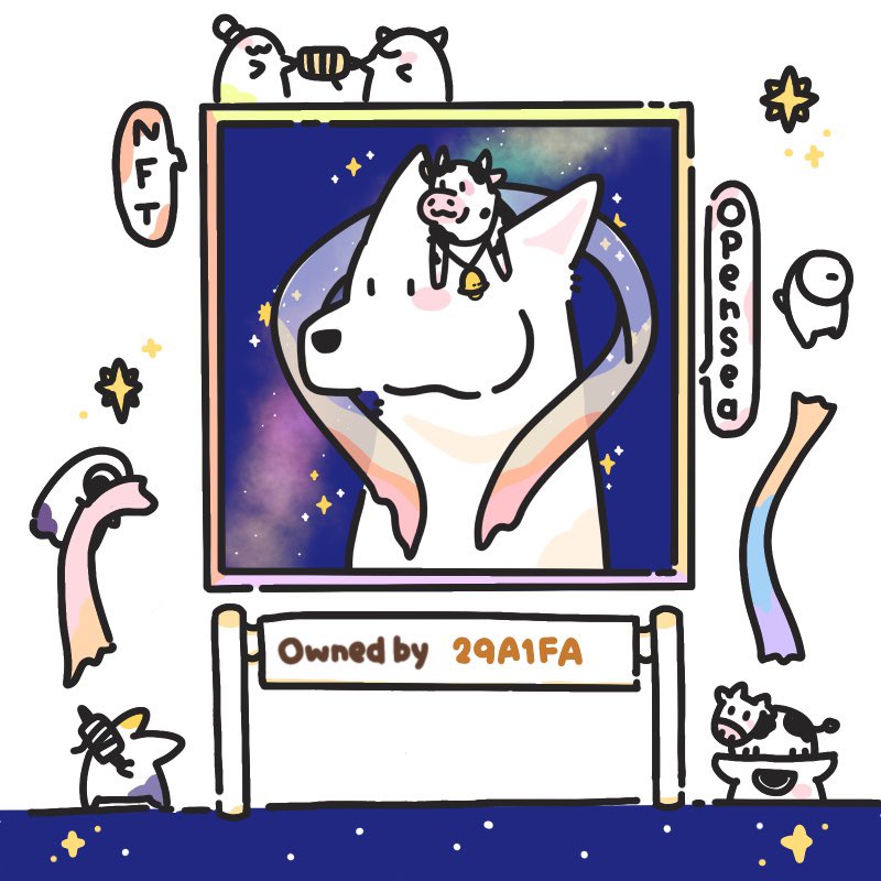 PaeristarFtry's tweet photo. White Wolf #0177
🐄⭐️ SOLD 🐄⭐️
THANK YOU so much
💫✨
Wish you get your star all day
#awoooooooooolf

#NFT #NFTart #NFTTHAILAND #NFTCommunity #nftcollector #NFTcollections #whitewolf #pfpNFT https://t.co/hoqOAyPwpT