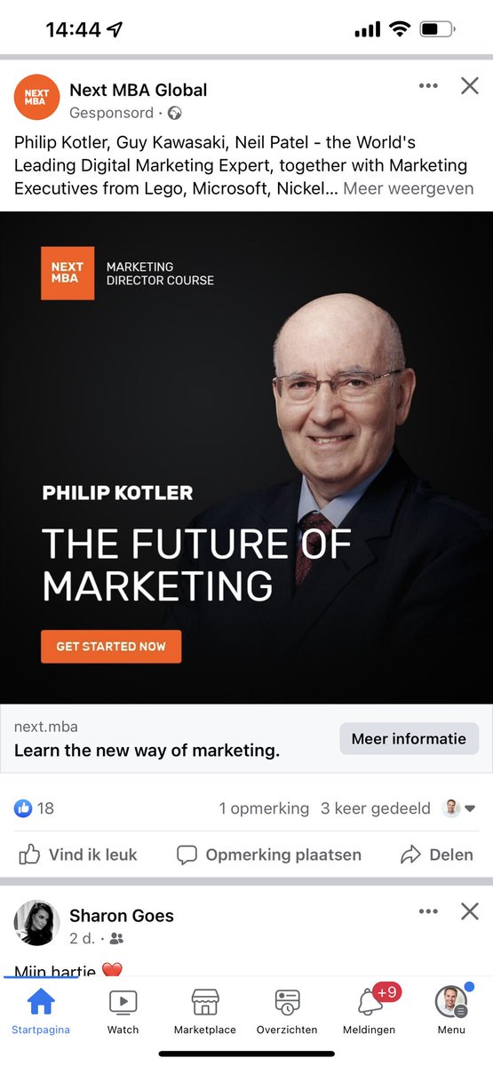 The Future of marketing en daar zie je “met alle respect” een 70 plusser staan 😳. Geef mij dan maar de Gen’Zers van TechNatives!