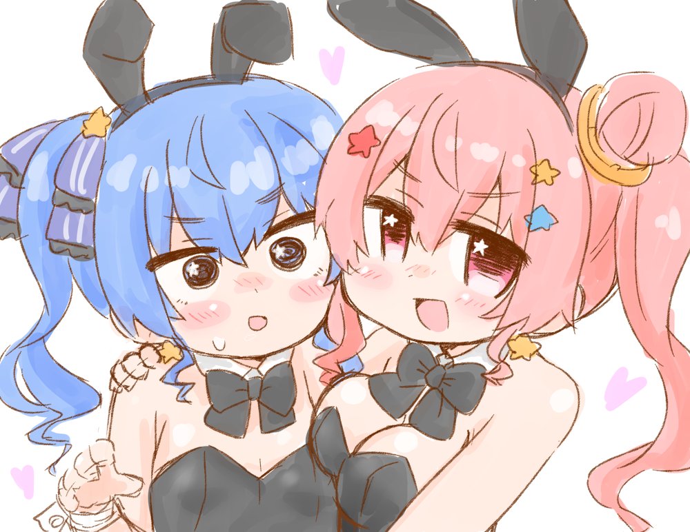 星街すいせい 「バニー 」|ねこやまのイラスト
