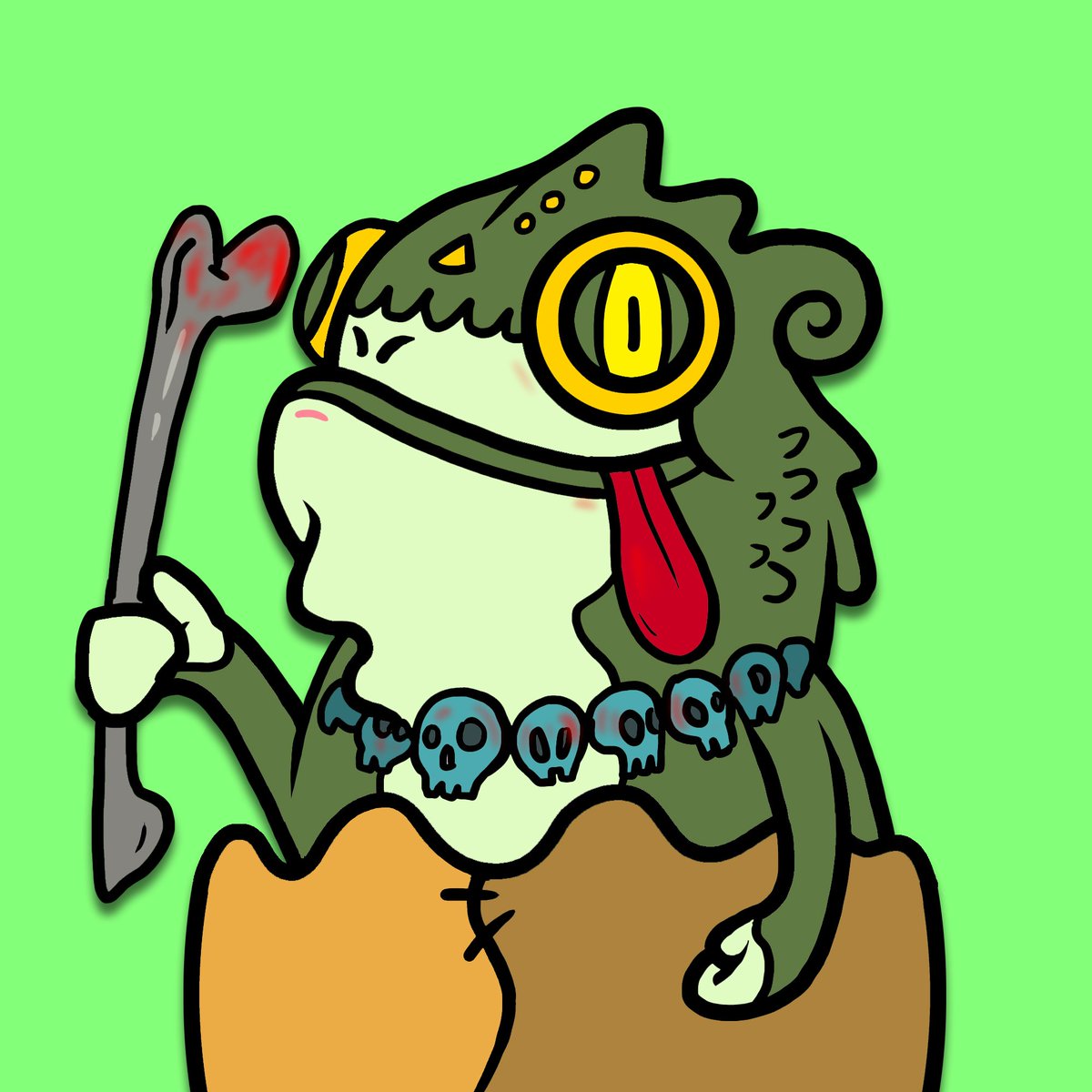 Quentin_cdraw's tweet image. ChiaZavr...cute character from the Chia universe)) Come and visit! 
I'm thinking of making more ChiaZavr girls. Do you have to?
 @SkyNftOrg #Chia #XCH #NFT #NFTmarket skynft.org/item.php?NFTID…