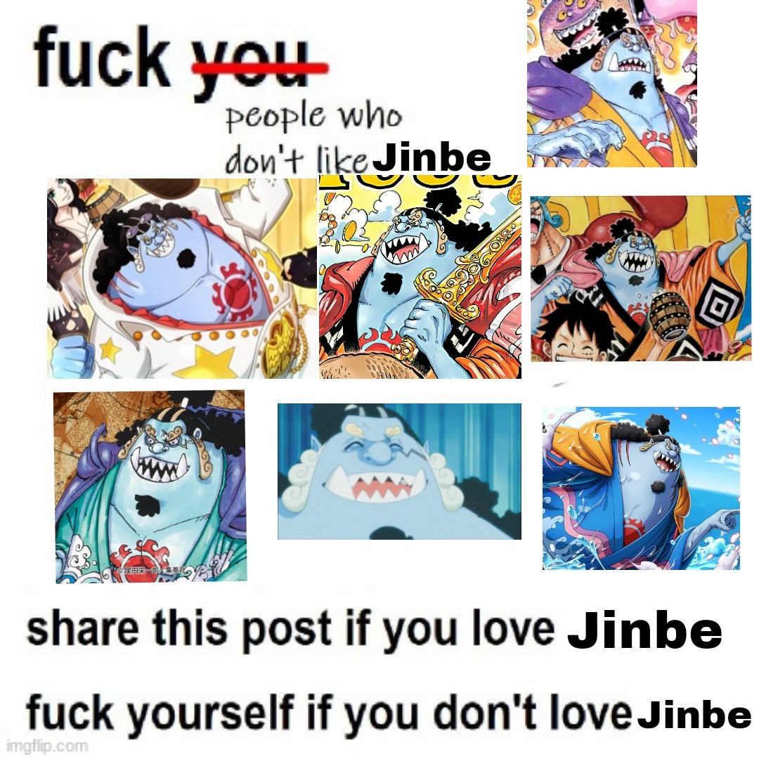 I'm sick of Jinbe Hate.

#ONEPIECE