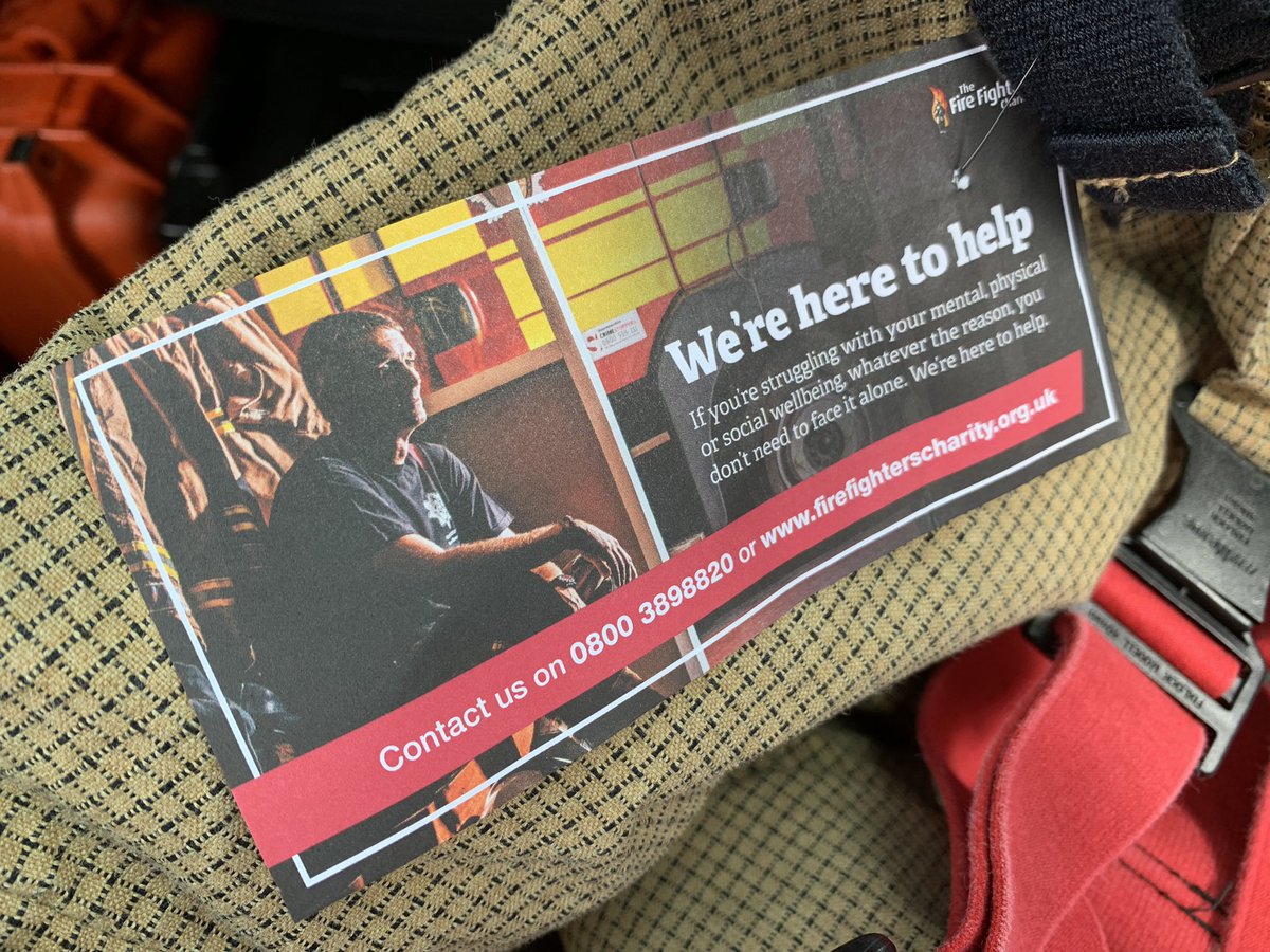 Just noticed this as I unpacked clean leggings in the back of the service label. Simple idea but made me stop, read and think about it. Great work <a href="/BristolUniforms/">Bristol Uniforms Ltd</a> <a href="/firefighters999/">Fire Fighters Charity</a>. Mental health is so important #notalone  #fire