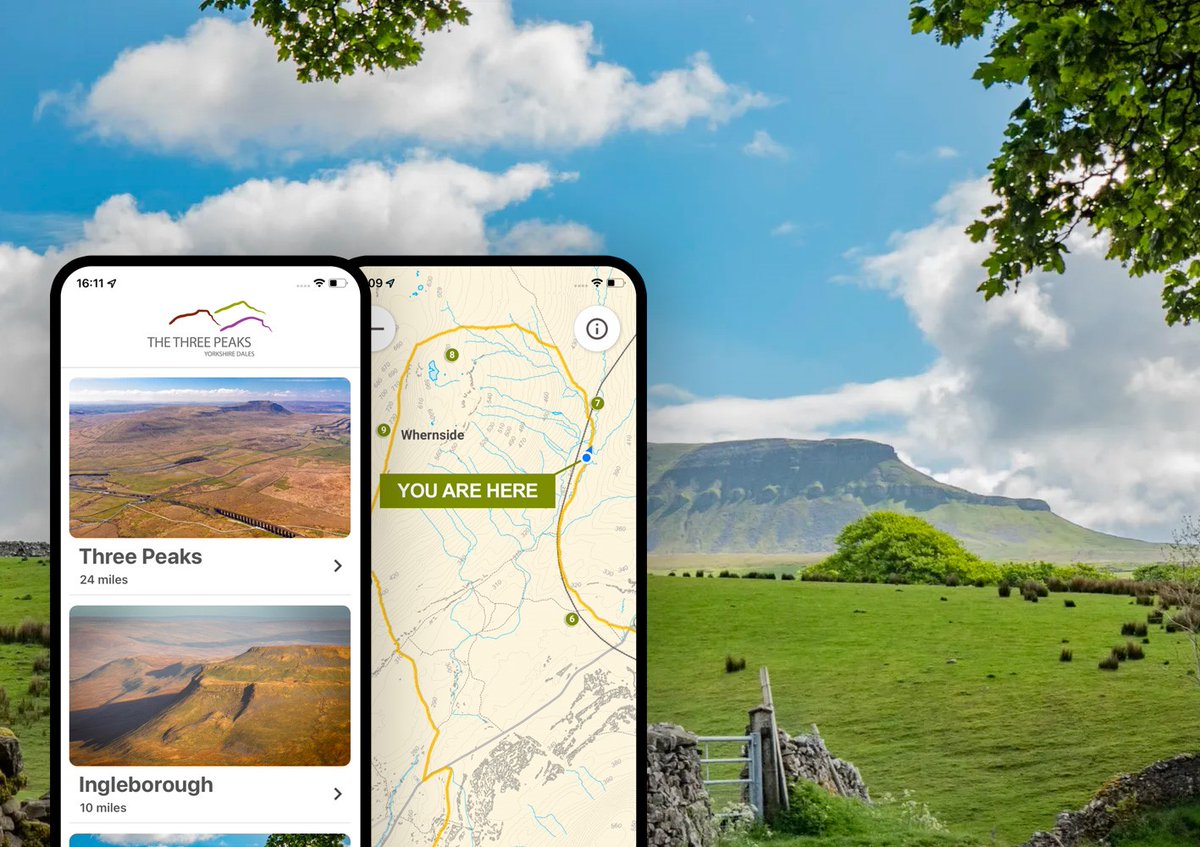 We've just launched a brand new app for anyone walking one or more of the Yorkshire Three Peaks.

It features the classic #ThreePeaks route as well as a handful of other walks in the area. Download it here 👇

yorkshiredales.org.uk/things-to-do/y…

#YorkshireDales #App