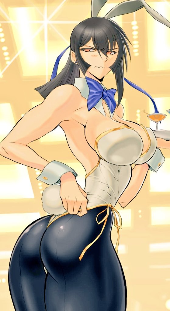 #バニーガールの日 
この目付きの悪い娘くらいしか手持ちが無くて 