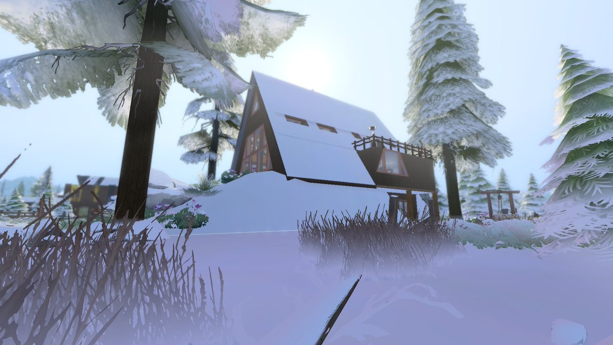 crispysims's tweet photo. I intended to build just a cute little cabin with a walk-out basement, and ended up with this mid-century modern A-Frame π€·π»ββοΈ interior shots following π§΅
.
#thesims4 #thesims #showusyourbuilds #thesims4build #ccused #aframe #moonwoodmill #prowlerspatch https://t.co/LtefFws5Kx