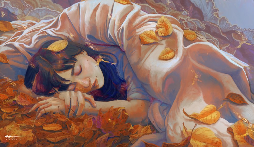 「I'm dreaming of autumn again  」|KIM MYATT⁷のイラスト