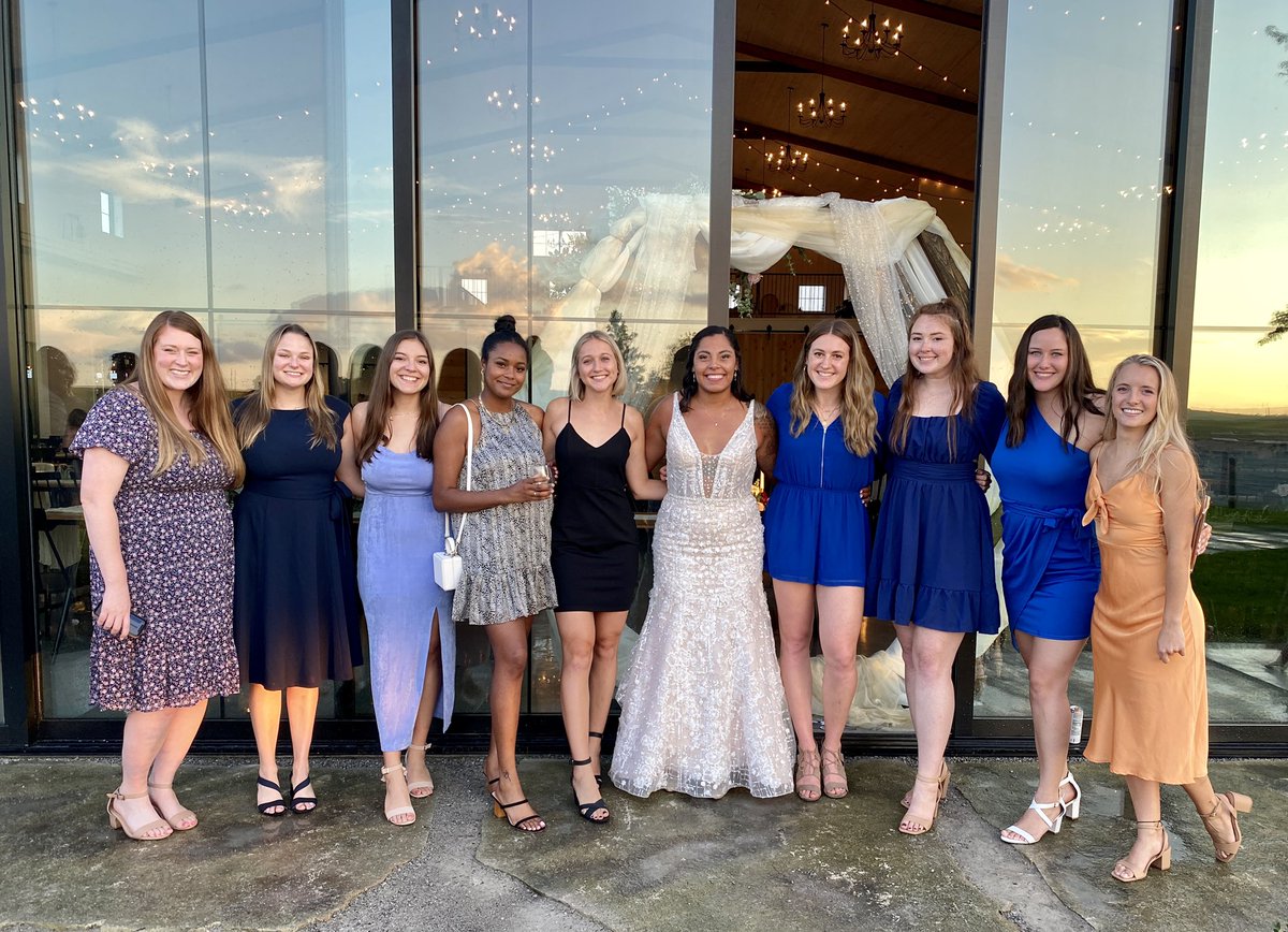 Ram VB Alumni celebrating <a href="/deebee_22/">Diamond Ruth</a> wedding! Congrats Diamond and Garrett!!! #mwcchampions #ramily