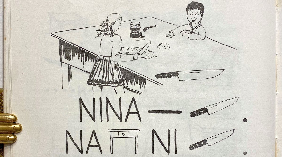 Most "teach the kids to read" ABC books feature adorable multicolored scenes of childhood innocence...