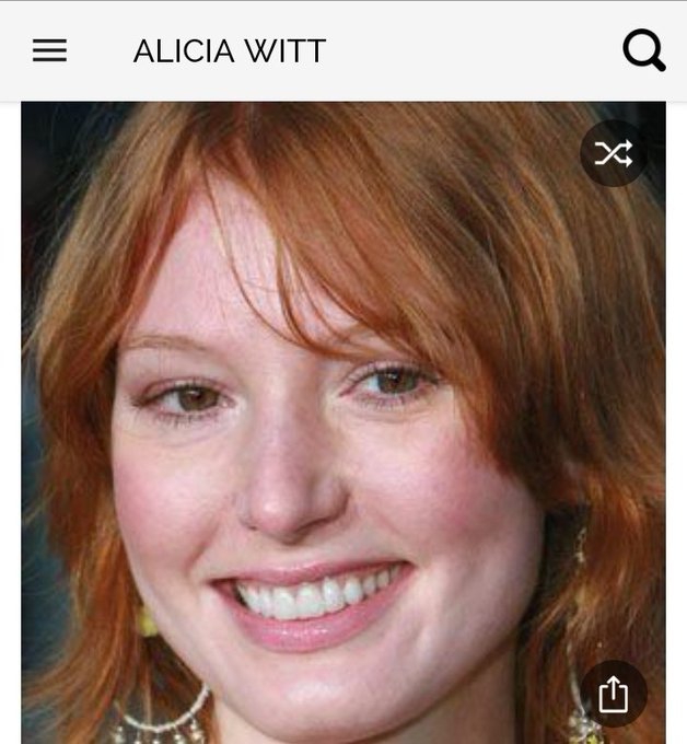 Happy birthday to this great actress.  Happy birthday to Alicia Witt 