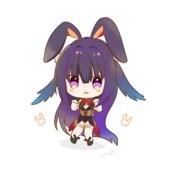鴉羽#プリマドール #バニーの日 