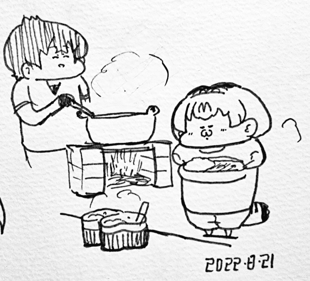 野外カレー 