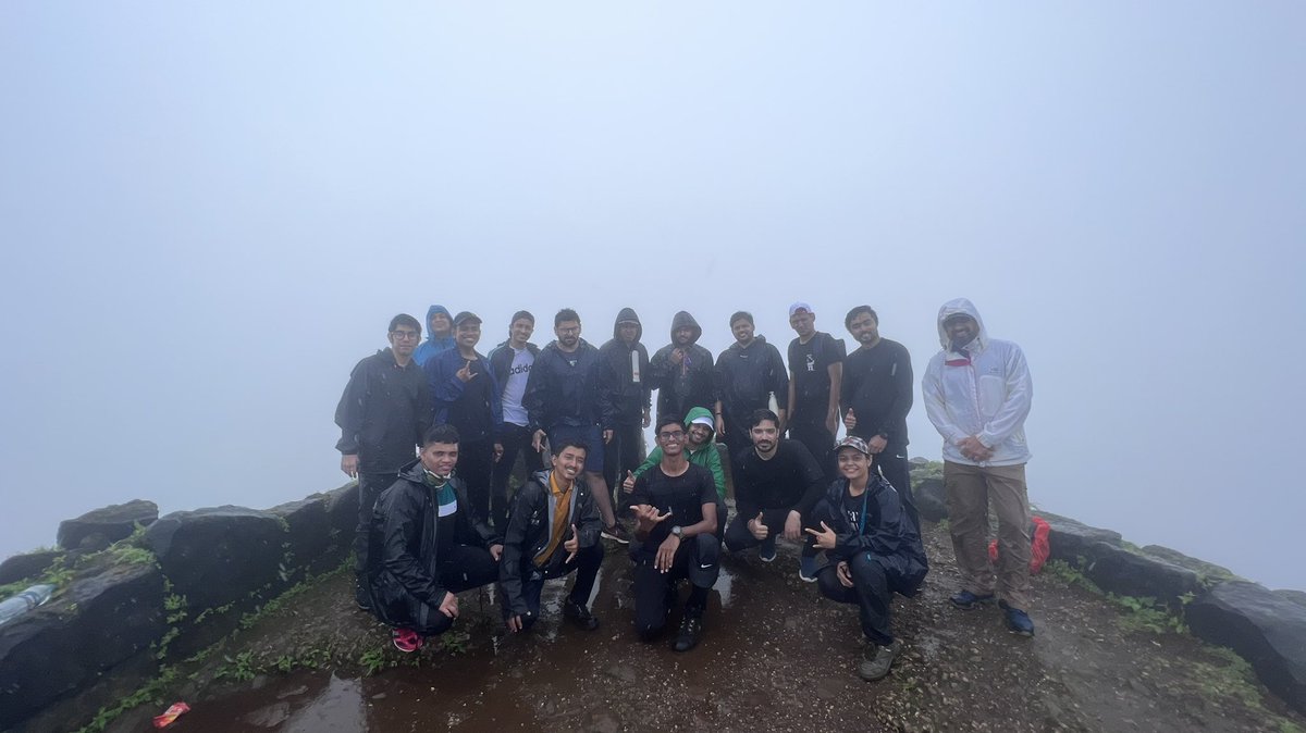 ishan463's tweet photo. Saturday done right with #FinTrek by @MeetupFintech at approx. 2700ft at #RajmachiFort with founders, and VCs. All about conversations and self-discovery. Treks in Maharashtra during monsoon are the best, can’t explain, you need to experience it. https://t.co/zrZSMyRryV