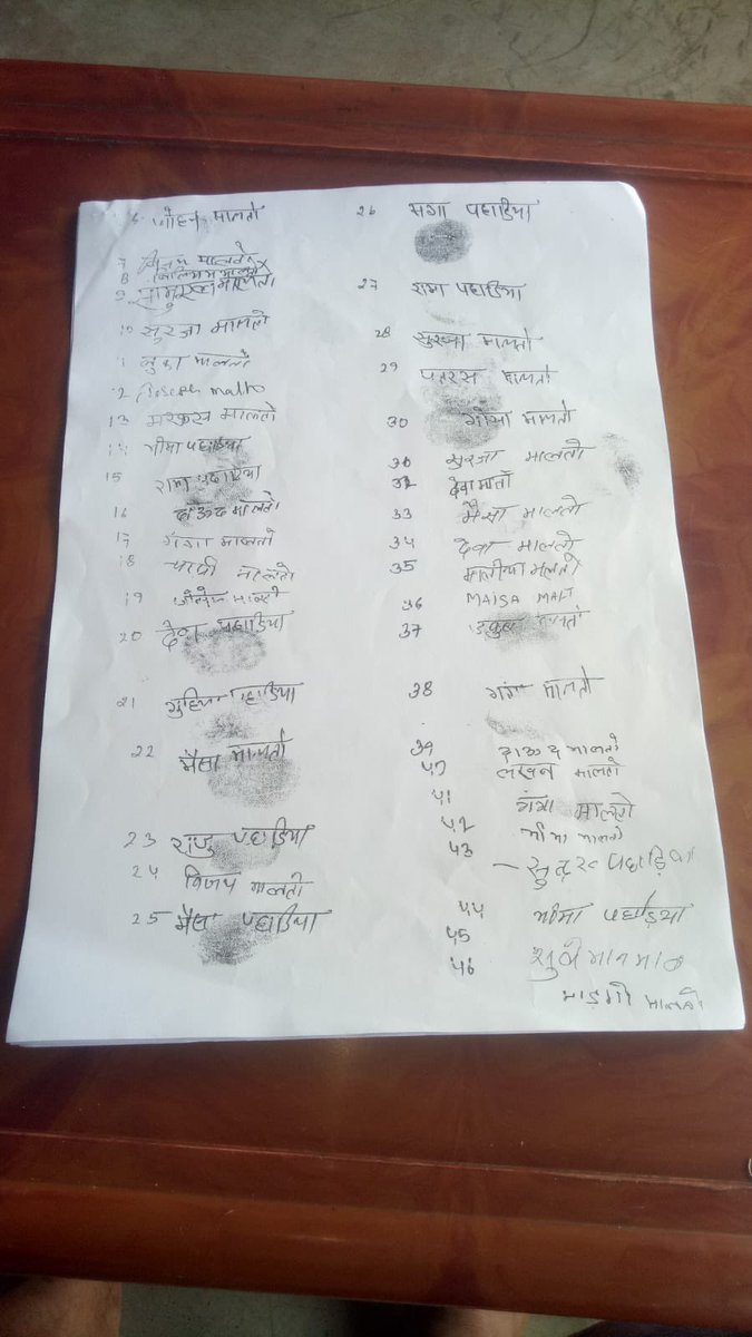yourBabulal's tweet photo. साहिबगंज ज़िले के पतना प्रखंड के आदिम जनजाति(पहाड़िया) लोगों की यह शिकायत है कि उन्हें बीते नवम्बर महीने से चावल, चीनी, किरासन नहीं मिल रहा है। 

मुख्य सचिव, झारखंड, इसका संज्ञान लें। बिना विलम्ब उन्हें पूरा बकाया राशन मुहैया कराना सुनिश्चित करें।

@JharkhandCMO 
@PMOIndia https://t.co/ngfxUGHSIw