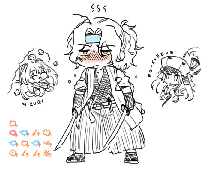 がんばれはじめちゃん(鉢金は懐にいれてる) 