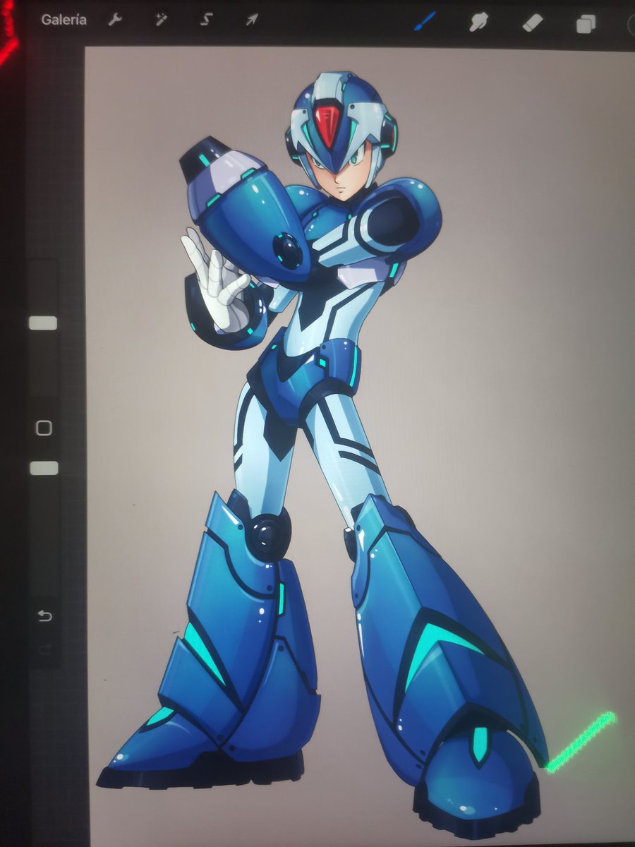 NiO107's tweet photo. Siempre si lo pinté parecido al arte oficial y al mismo tiempo diferente poniéndole cosas de mi cosecha. 🤣
Me gusta como va quedando.
#MegamanX #rockman #MegaMan #truforce #CAPCOM #FANART https://t.co/0PVE9r6JZ1