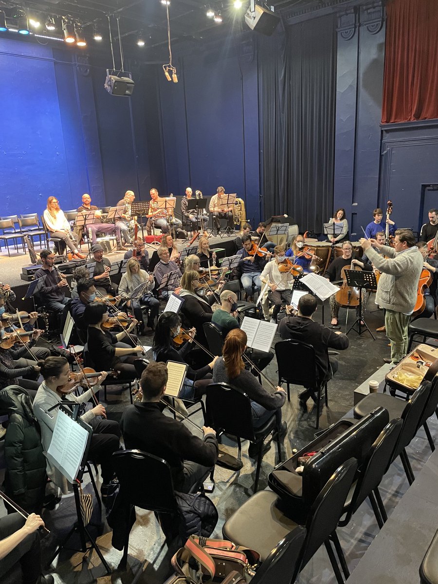 ⁦<a href="/MelbourneOpera/">Melbourne Opera</a>⁩ -everyone enjoying our tutti orchestral rehearsal with Raymond Lawrence of the beautiful Donizetti “Lucrezia Borgia” ,opening next Sunday Athenaeum.Book at Ticketek