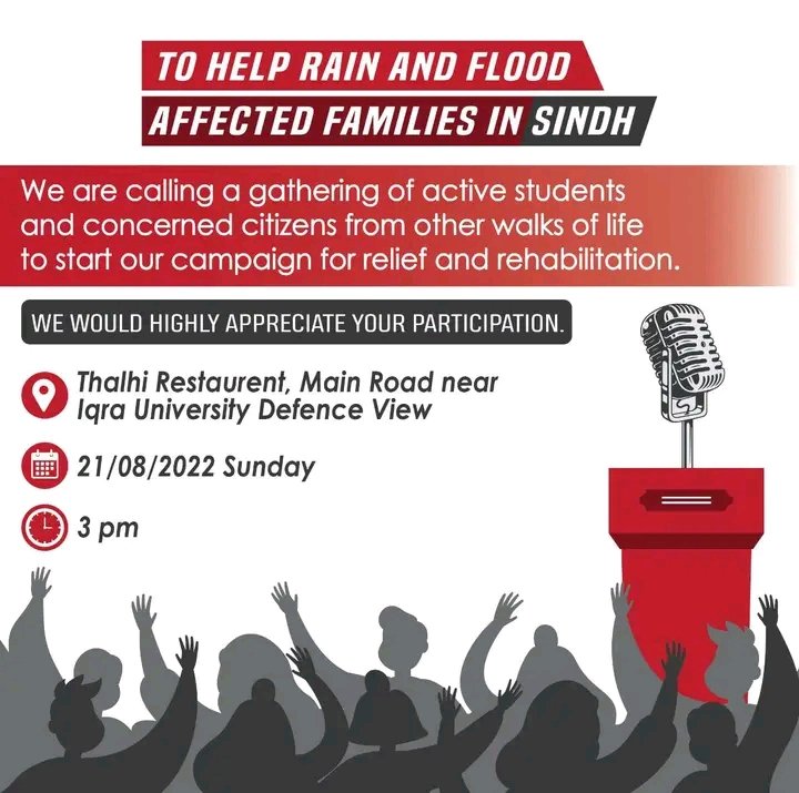 Aww_yaz's tweet photo. Since flash floods have caused huge losses in different parts of Sindh, we're gonna start this #ReliefCampaign to provide food, ration and basic health facilities in flood affected areas. https://t.co/ro42XXDxAJ