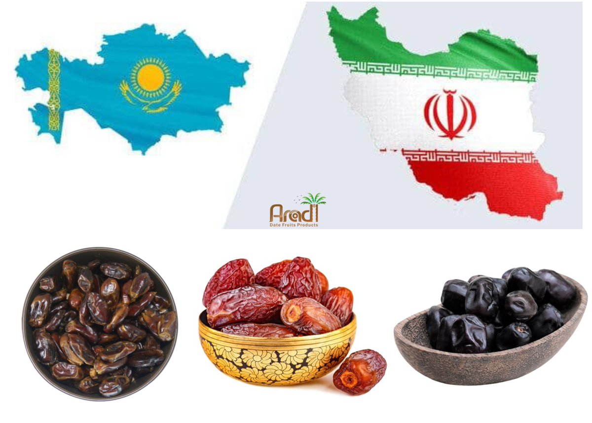 AradDates's tweet photo. ✅️Dates Exporting Countries
🇮🇷🇰🇿#exports #dates to #Kazakhstan 

Read more in the link below👇
https://t.co/ilHMJCGAMV https://t.co/nwY0SPkhKm