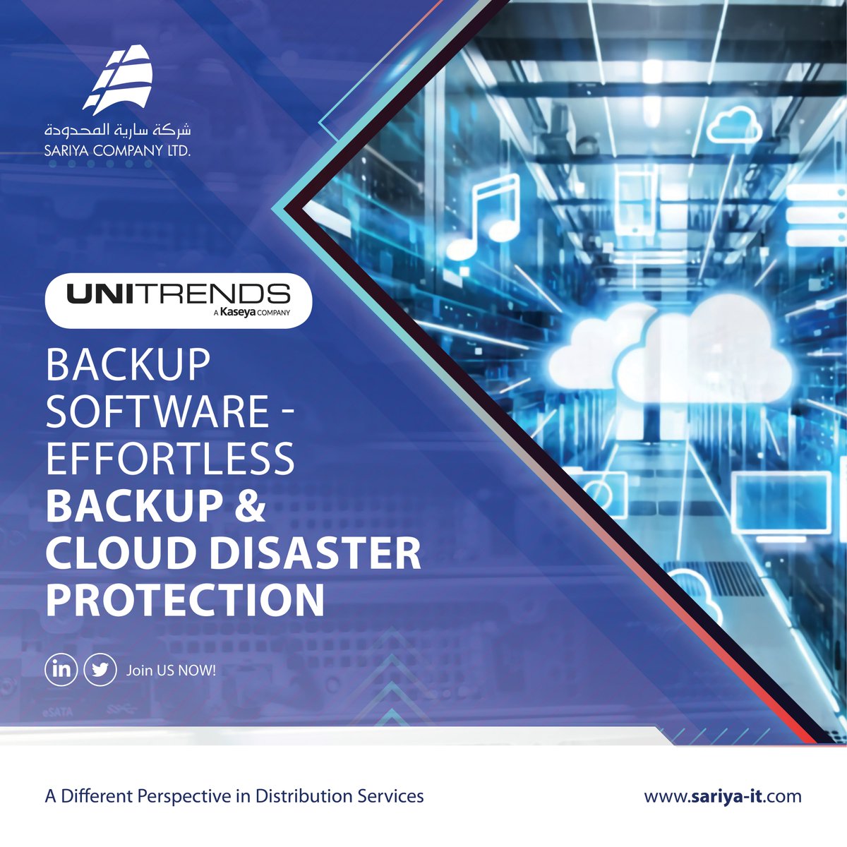 Sariya_Co's tweet image. @Unitrends  delivers comprehensive protection for physical, virtual and cloud workloads. Through a simple, unified console, you can easily manage backup, recovery and replication for your entire environment.

#Cloud #Environment #Unitrends #Backup #Recovery @Sariya_Co