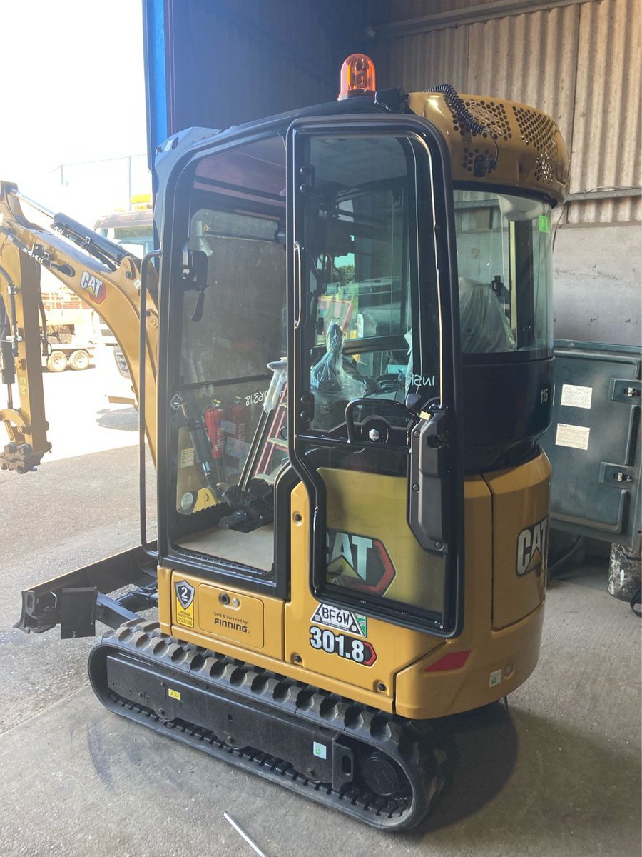 FinningNews's tweet photo. Big thanks to Andy Norris of Norris Plant Hire, who’s just taken delivery of three new Cat® machines, including the pocket-rocket 301.8s!
We’re looking forward to seeing these in action on a jobsite soon! Don’t forget to share your photos using the hashtag #FeaturedByFinning! https://t.co/uOsl1pwZyg