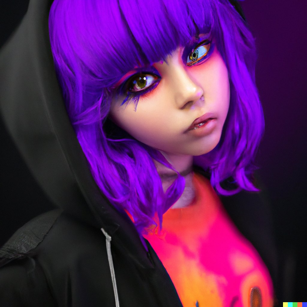 Working on some photorealistic versions of Betty from the super cute <a href="/AvatarFolkNFTs/">Ａｖａｔａｒ Ｆｏｌｋ</a> 

There are a bunch of other characters to create but this is pretty good for a first try!! 

#dalle #AiArtwork #avatarfolk #aiart