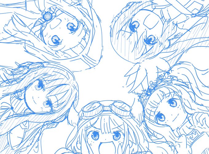 コロナで2週間ほど死んでました…が、何とか復活したので5周年イラストはギリ間に合いそうです本調子に戻るには、もうちょっと時間がかかりそうなので温かく見守ってください 