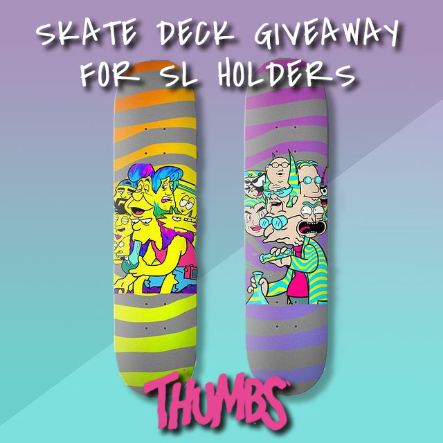 Don't forget if you own a ᔕEᒪᖴ ᒪOᗩTᕼIᑎG ᑎᖴT enter the competition in the Discord to WIN a <a href="/artbythumbs/">Thumbs</a> ᔕKᗩTE ᗪEᑕK! 
WINNER ANNOUNCED 22nd AUGUST 2022

JOIN #THUMBSCLUB
⚡️thumbsclub.com⚡️

#DISCORD discord.gg/thumbs1

#Giveaway #NFTGiveaway #NFTCommunity