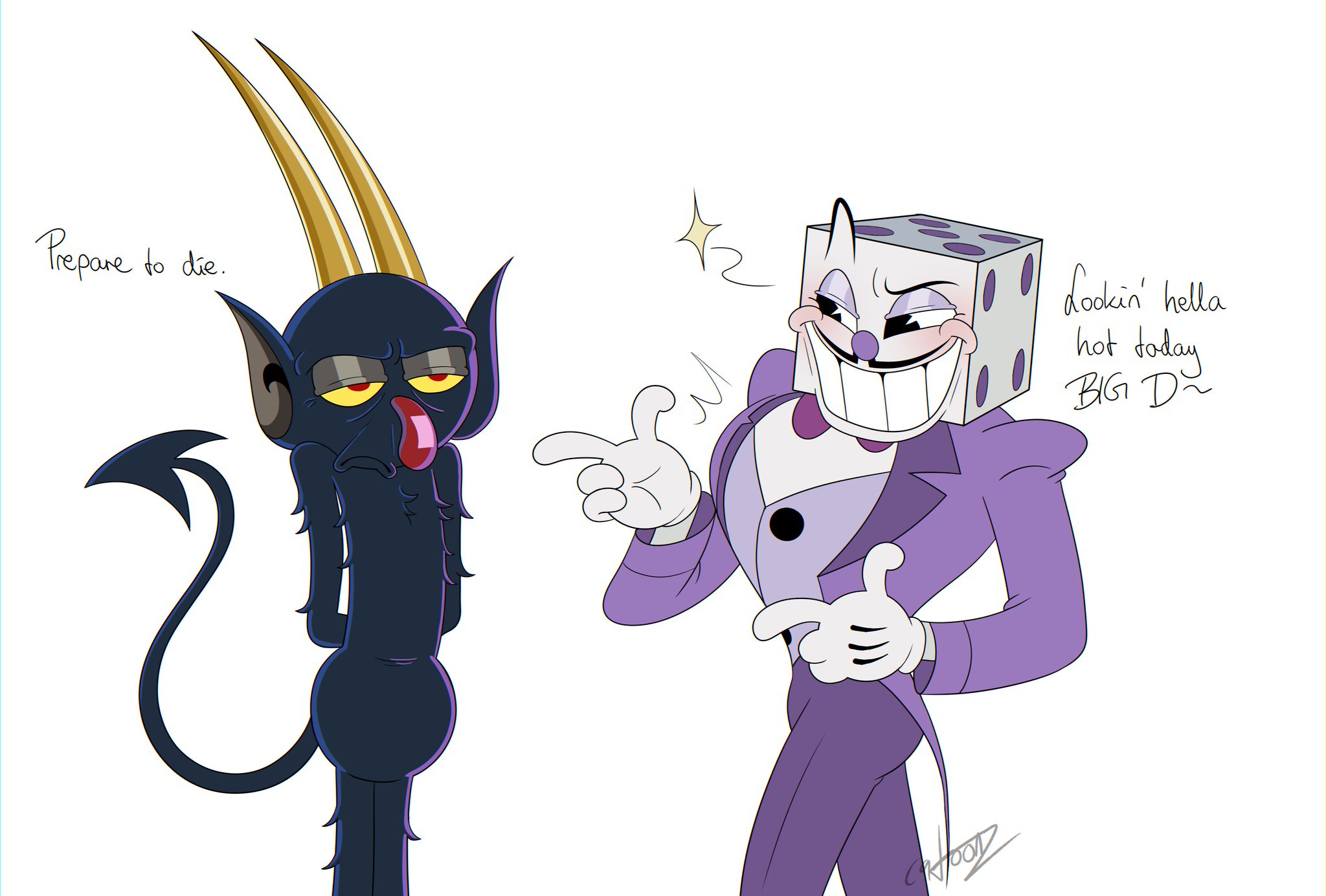 ⛧ catoonz ⛧ 🐺🌧️ on X: Wow King Dice goes to church! #cupheadshow # KingDice #devildice #cupheadfanart #fanart #cupheadcomic   / X