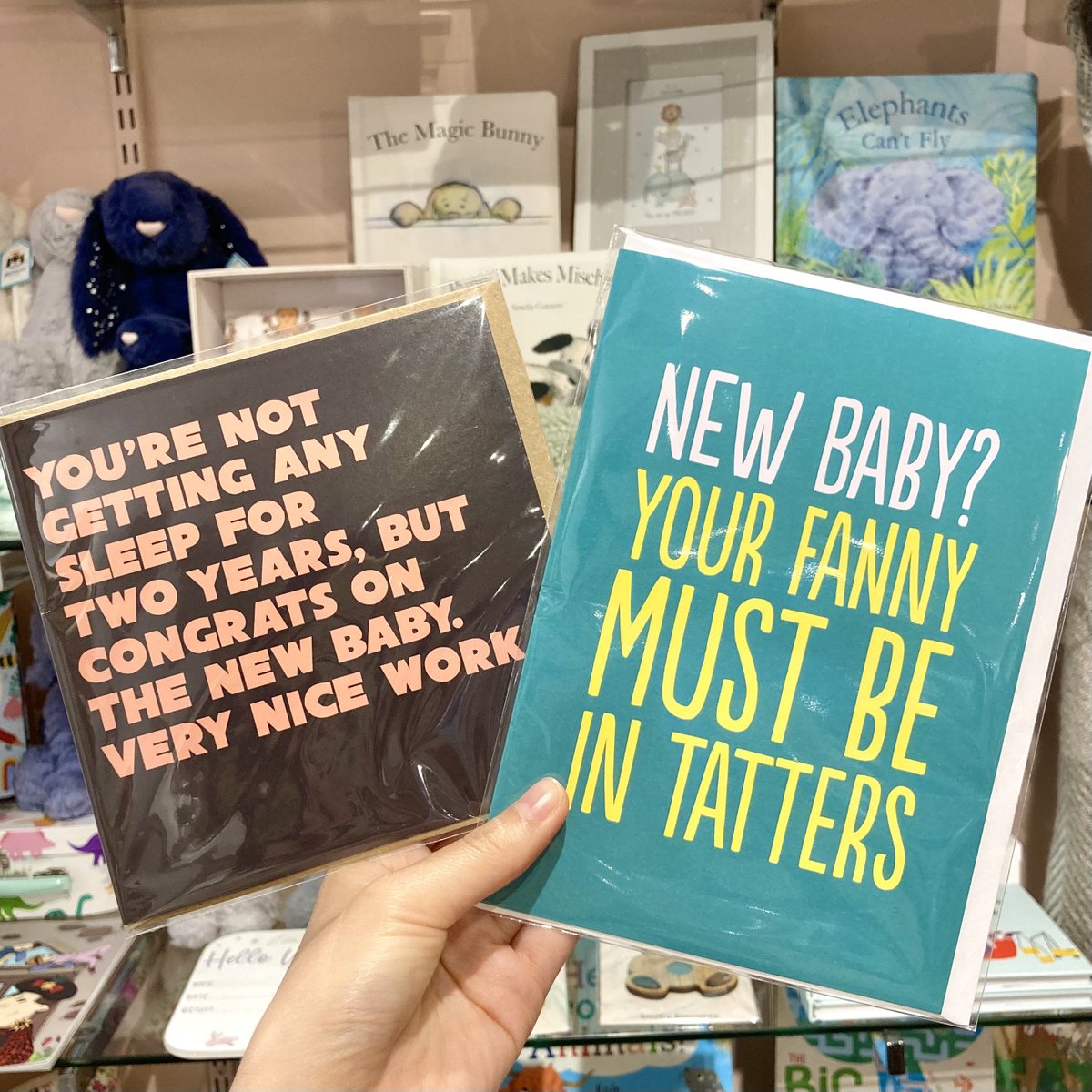Card of the week is a wee selection of new baby cards! 💌 As always we have sweet and sentimental cards and a silly cheeky option for all you jokesters! Are you expecting a wee bairn in your life anytime soon? 👶