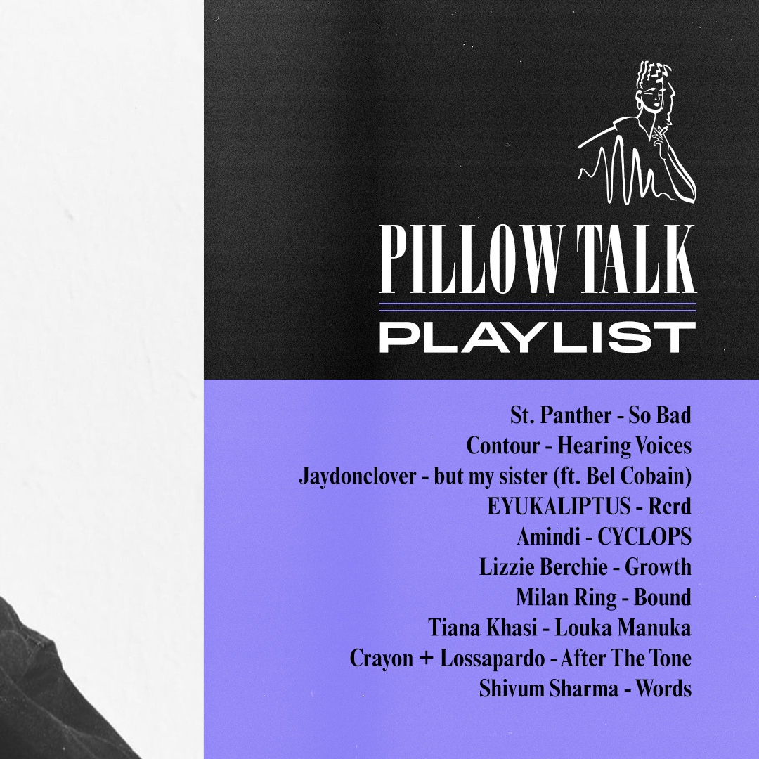 New gems added to our Pillow Talk playlist - Dedicated slowdown zone for lovers + heartbreakers 💘⁠ ⁠ Cover Artist ~ @stpanther New additions from @khariayo, @AM1ND1, @jaydonclover, @lizzieberchie, @milanring, @unyokedco, @sharmashivum + more ⁠ 🔗 l8r.it/taB6