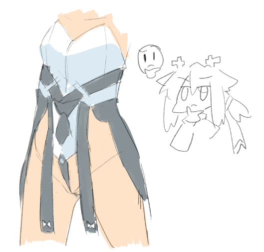 えぐえぐハイレグ ハイレグ・・・?
皮膚のしわだからセーフ理論 