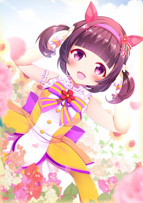 ツインテール🌼ニシノフラワー💕🌸
#ウマ娘
#ニシノフラワー 