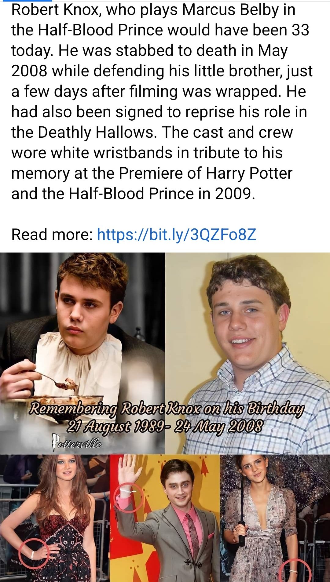 RIP Rob Knox , Happy Birthday up there in heaven     