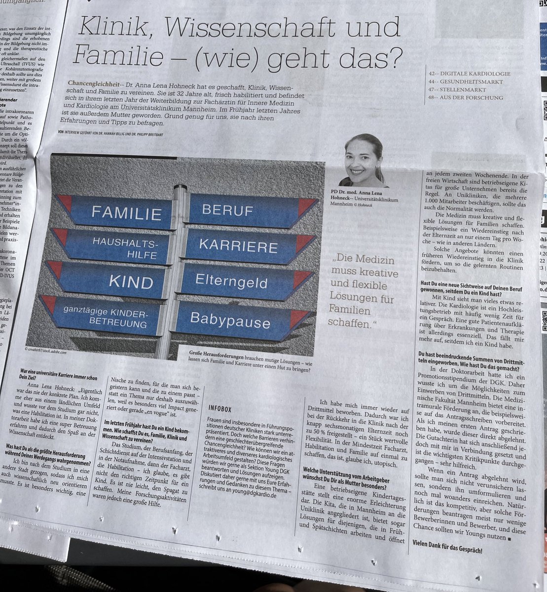 Women in cardiology - being mother makes you a better doctor, being a passionate doctor and scientist makes you a better mother! Win-win situation!  Thank you #CardioNews for highlighting successful career-family paths! @TRassafMD @Hannah_Billig_  @PG13_DGK